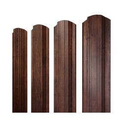 Штакетник Прямоугольный фигурный 0,45 Print-Double Premium Cherry Wood Fresh