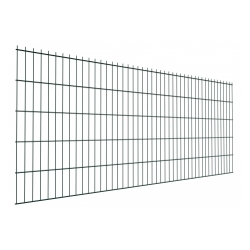 Панель BASTION 1,03*2,5 м, ячейка 200*55 мм, пруток 5/6 мм RAL 6005 Зеленый GL