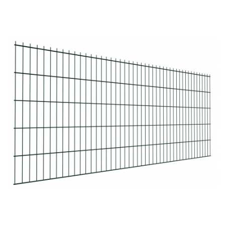 Панель BASTION 1,03*2,5 м, ячейка 200*55 мм, пруток 5/6 мм RAL 6005 Зеленый GL