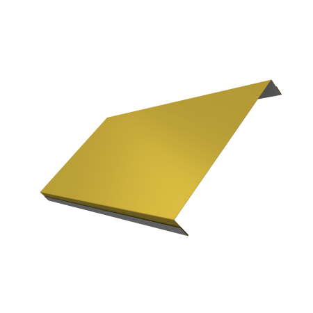 Ламель обратная 200 забора жалюзи Texas 0,45 PE с пленкой RAL 1018 цинково-желтый