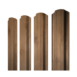 Штакетник Прямоугольный фигурный 0,45 Print Premium Pine Wood Fresh