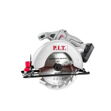 Пила циркуляционная аккумул. P.I.T. PKS20H-165A SOLO (20В,диск 165мм,пропил 52мм,4300об/мин,коробка)