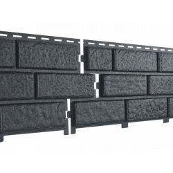 Сайдинг виниловый Stone-House КИРПИЧ графитовый 0,23*3,025 10 шт./уп.