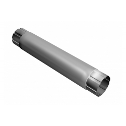 Труба круглая 1 м 9003 Granit 0,6