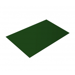 Гладкий лист (1,25*2) Ral 6005 (Зеленый мох) 0,45 мм