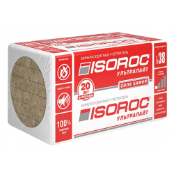 Утеплитель Изорок Изовент-СЛ 1000*600*50 (75 пл.) 4,8 м2 0,24 м3
