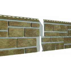 Сайдинг виниловый Stone-House S-Lock ТАГАНАЙ Вулканический (прокрашенный шов) 0,29*1,95 15 шт./уп.