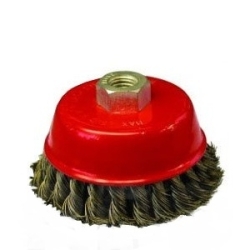 Щетка металл для УШМ 100 мм/м 14 (чашка) витая 888