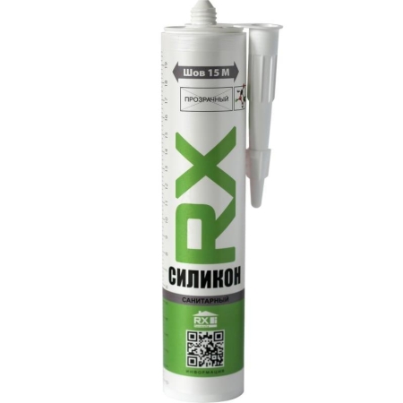 Герметик санитарный прозрачный RX Formula 280мл 01-4-1-054