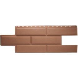 Панель фасадная Альта Профиль Венеция ЭКО Терракотовый S-0,42 кв.м 1260*450мм