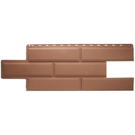 Панель фасадная Альта Профиль Венеция ЭКО Терракотовый S-0,42 кв.м 1260*450мм