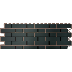 Панель фасадная Альта Профиль Клинкерный Кирпич Графит S-0,48 кв.м 1220*440мм