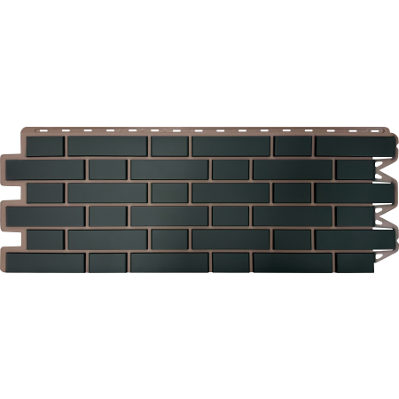Панель фасадная Альта Профиль Клинкерный Кирпич Графит S-0,48 кв.м 1220*440мм