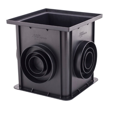 Дождеприемник (черный) 0,312*0,312*0,300м