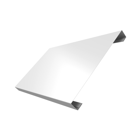 Ламель лицевая 200 забора жалюзи Texas 0,45 PE с пленкой RAL 9003 сигнальный белый