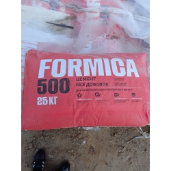 Цемент Серебряковский М 500 Д0 25 кг Formica (красный мешок)