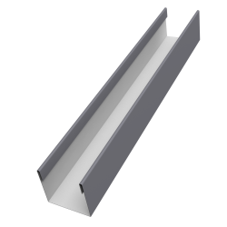 Стойка жалюзи Milan Slim 0,45 Drap TX RAL 7004 сигнальный серый (1,8м)