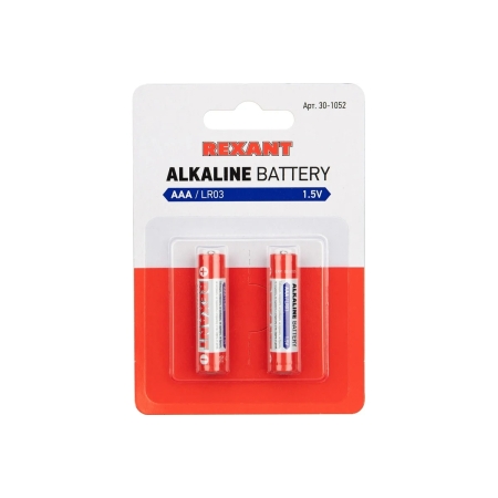 Батарейка REXANT AAA/LR03 1.5 V 1200 mAh (30-1052)