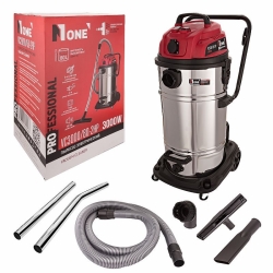 Пылесос строительный VC3000/80-2HP(80л, 3000Вт,3мшланг, 2двигателя,встр.розетка)№1
