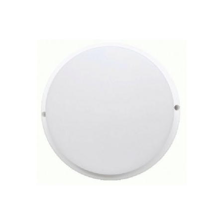 Ecola свет-к Круг ДПП накладной 12W 220V 6500K IP65 матовый белый 155*45 DРRD 12ELC
