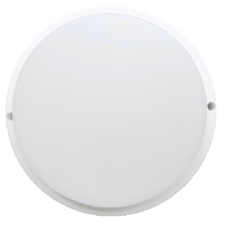 Ecola свет-к Круг ДПП накладной 18W 220V 6500K IP65 матовый белый 155*45 DРRD 18ELC