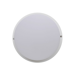 Ecola свет-к Круг ДПП накладной 24W 220V 6500K IP65 матовый белый 210*45 DРRD 24ELC