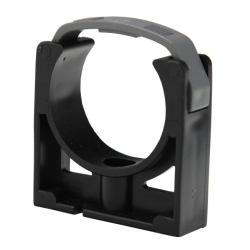 Держатель-клипса с защелкой D25мм ЧЕРНАЯ