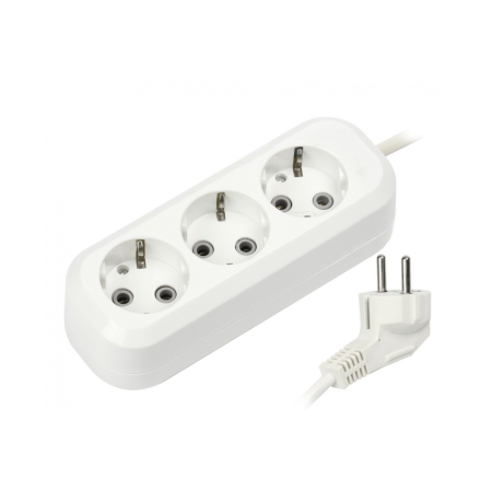 Удлинитель без заземления,3гн, 5м,ПВС 3*1,0 16А Smartbuy