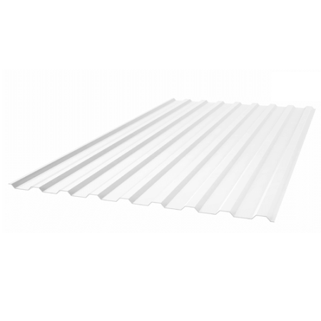 Профилированный поликарбонат KRAFT МП-20 0,9*1,15*6 м прозрачный лед