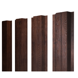 Штакетник П-образный A с прямым резом 0,45 Print-Double Premium Cherry Wood Fresh