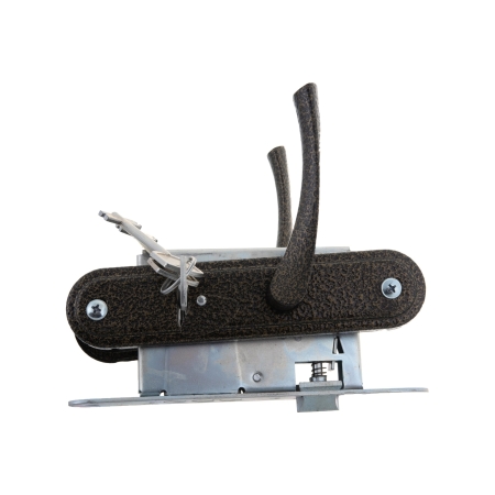 Замок врезной с ручкой Зенит ЗВ9-4.2 (личинка) бронза