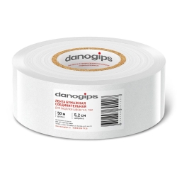 Соединительная бум.лента для швов шир. 5,2см*50 м Danogips