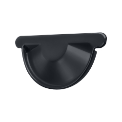 Заглушка желоба Optima 125мм RAL 7024