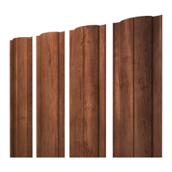 Штакетник Круглый с прямым резом 0,45 Print Premium Rowan Wood Intense FTC