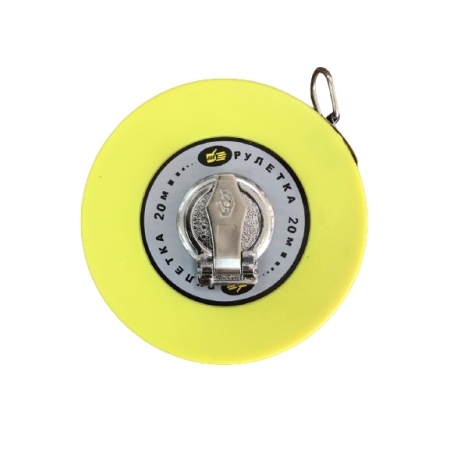 Рулетка с фиброгласовой лентой 888, пластмассовый корпус, 13мм*20м