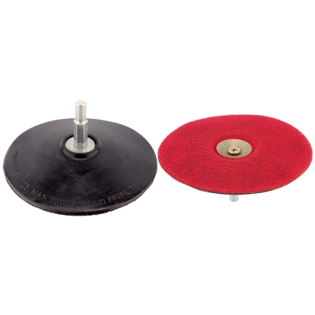 Насадка резиновая для дрели с липучкой ф125мм, шпилька ф6мм 888