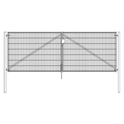 Ворота Light  NoLock 1,73х4,0 м RAL 6005 зеленый