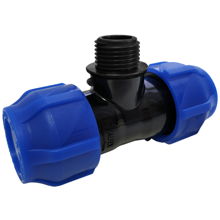 Тройник 25х3/4 Hх25  Valfex