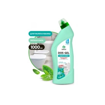 Чистящее средство GRASS DOS Gel дезинфиц.  Мятная сила1л 125683