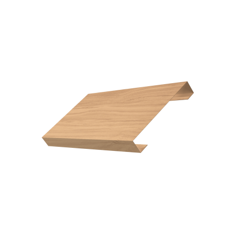 Ламель лицевая 125 забора жалюзи Texas 0,45 Print Elite с пленкой Honey Wood TwinColor