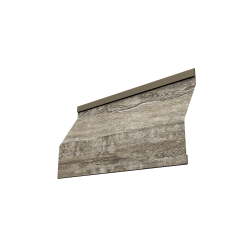 Ламель забора жалюзи Milan Slim 0,45 Print Elite с пленкой Nordic Wood TwinColor