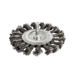 Кордщетка для дрели радиальная витая ПРАКТИКА 75мм хвост 6мм