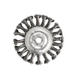 Кордщетка для МШУ радиальная витая ПРАКТИКА 115мм М14