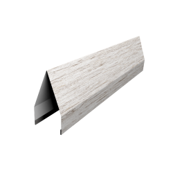 Ламель забора жалюзи Tokyo new 0,45 Print Elite Snow Wood TwinColor