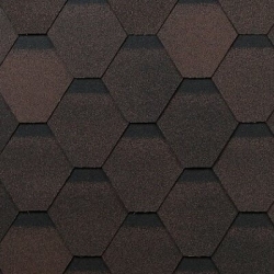 Гибкая черепица ТЕХНОНИКОЛЬ Финская Аккорд Коричневый