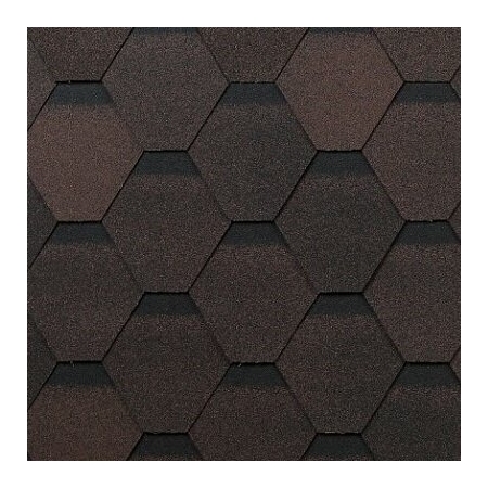 Гибкая черепица ТЕХНОНИКОЛЬ Финская Аккорд Коричневый