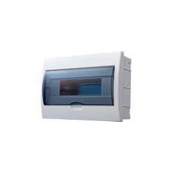 LEZARD 730-1000-012 бокс с прозрачной крышкой ЩРВ-П-12 внутренний IP40
