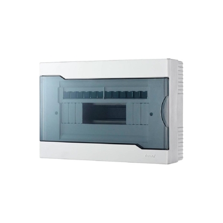 LEZARD 730-2000-008 бокс с прозрачной крышкой ЩРН-П-8 наружный IP40