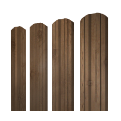 Штакетник Twin фигурный 0,45 Print Premium Pine Wood Fresh
