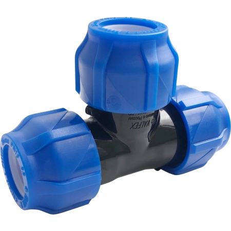 Тройник 20/20/20 ПНД Valfex